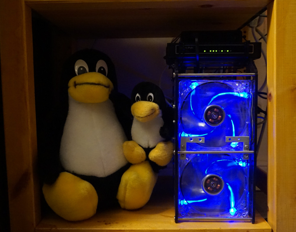 Tux with pi's